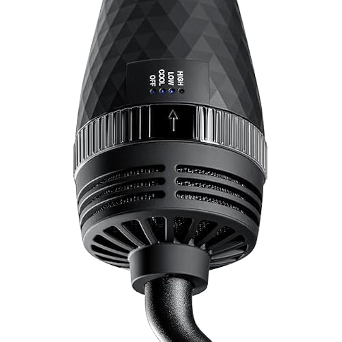 CH&BE Tri Dry Brush | 1,000W | Hair Volumizing triple barrel | Negative ions | Charcoal and nylon double bristles | 360° airflow | Shiny, frizz-free styling - Image 4